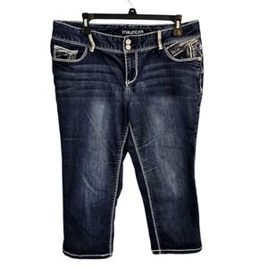 Maurices Blue Capris Denim Pants
